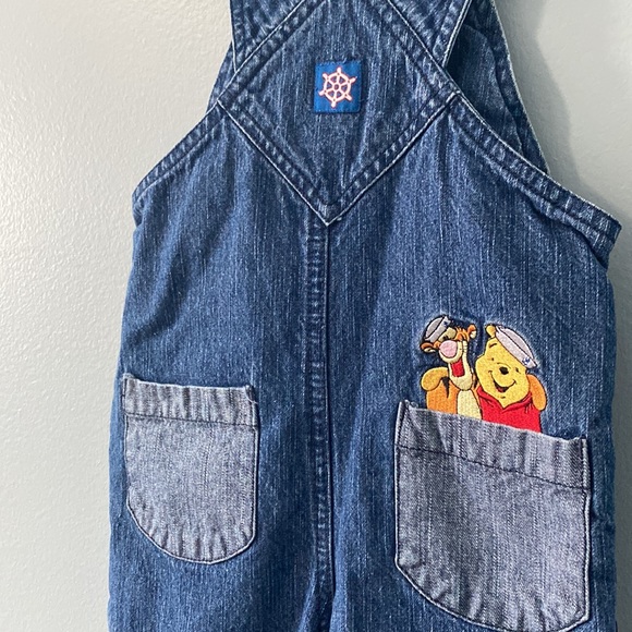 Disney Baby Winnie the Pooh Denim Overall 6-12M - Picture 4 of 4